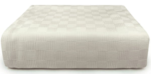 All-Season Cotton Blanket, King – Ivory – view 7