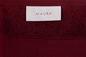Turkish Cotton Bath Towels, 2-Pack – Burgundy – view 2