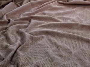 Lightweight Cotton Blanket, Twin – Taupe – view 5
