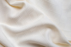 All-Season Cotton Blanket, Full/Queen – Ivory – view 2