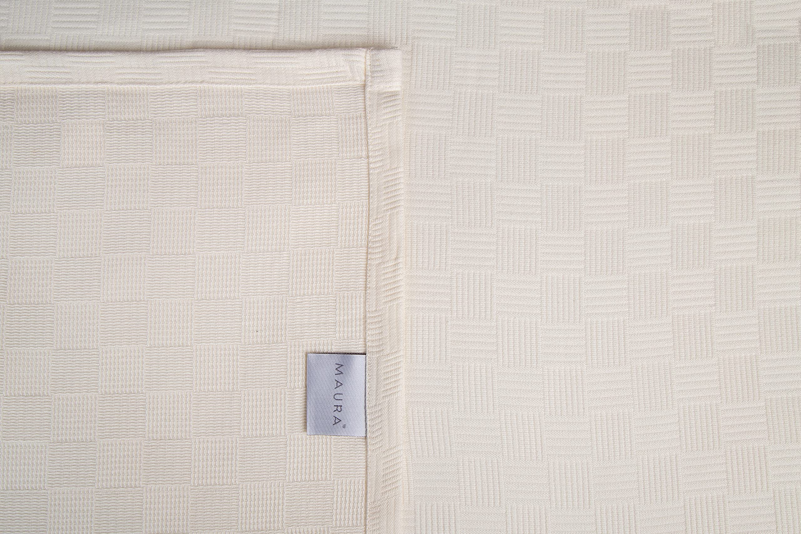 All-Season Cotton Blanket, Full/Queen – Ivory – view 3