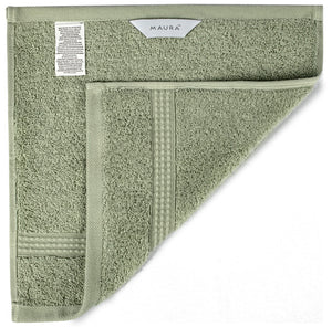 Personalized 3-Piece Cotton Towel Set – Sage Green – view 8