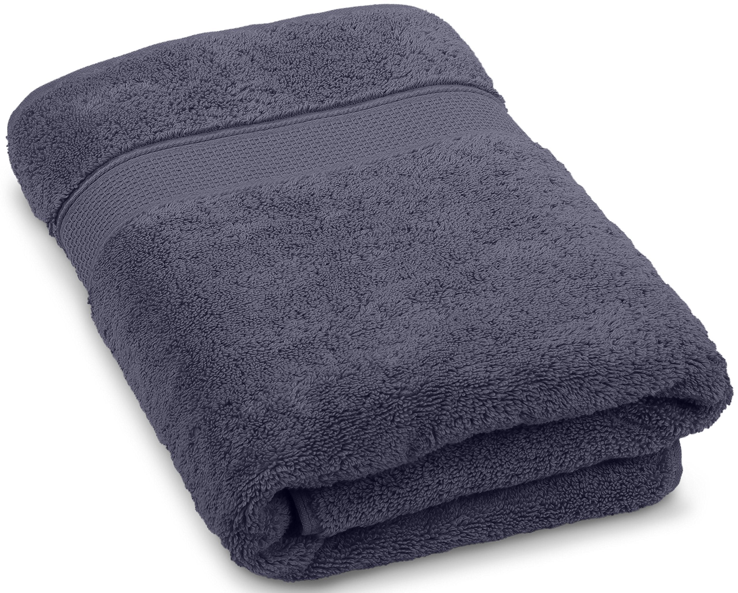 Luxury Turkish Cotton Bath Towel – Denim Blue