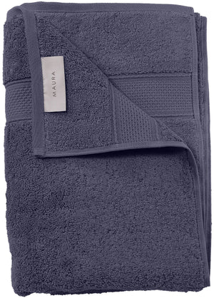 Luxury Turkish Cotton Bath Towel – Denim Blue – view 5