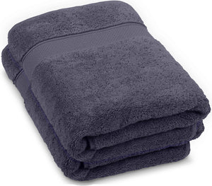 Turkish Cotton Bath Towels, 2-Pack – Denim Blue