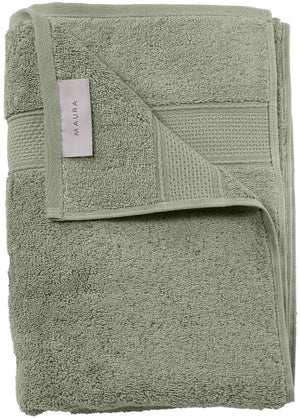 Luxury Turkish Cotton Bath Towel – Sage Green – view 3