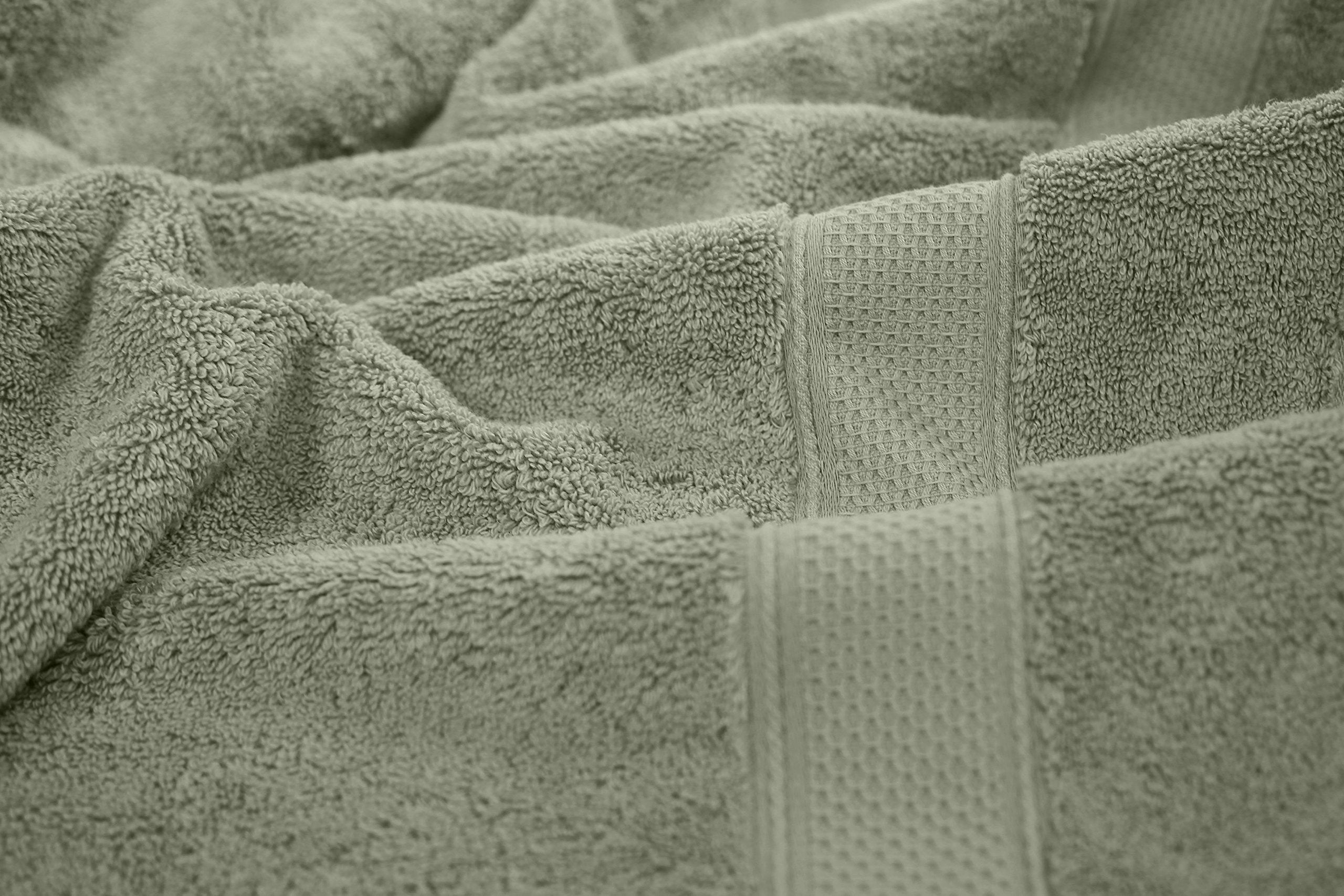 Turkish Cotton Bath Towels, 2-Pack – Sage Green – view 2