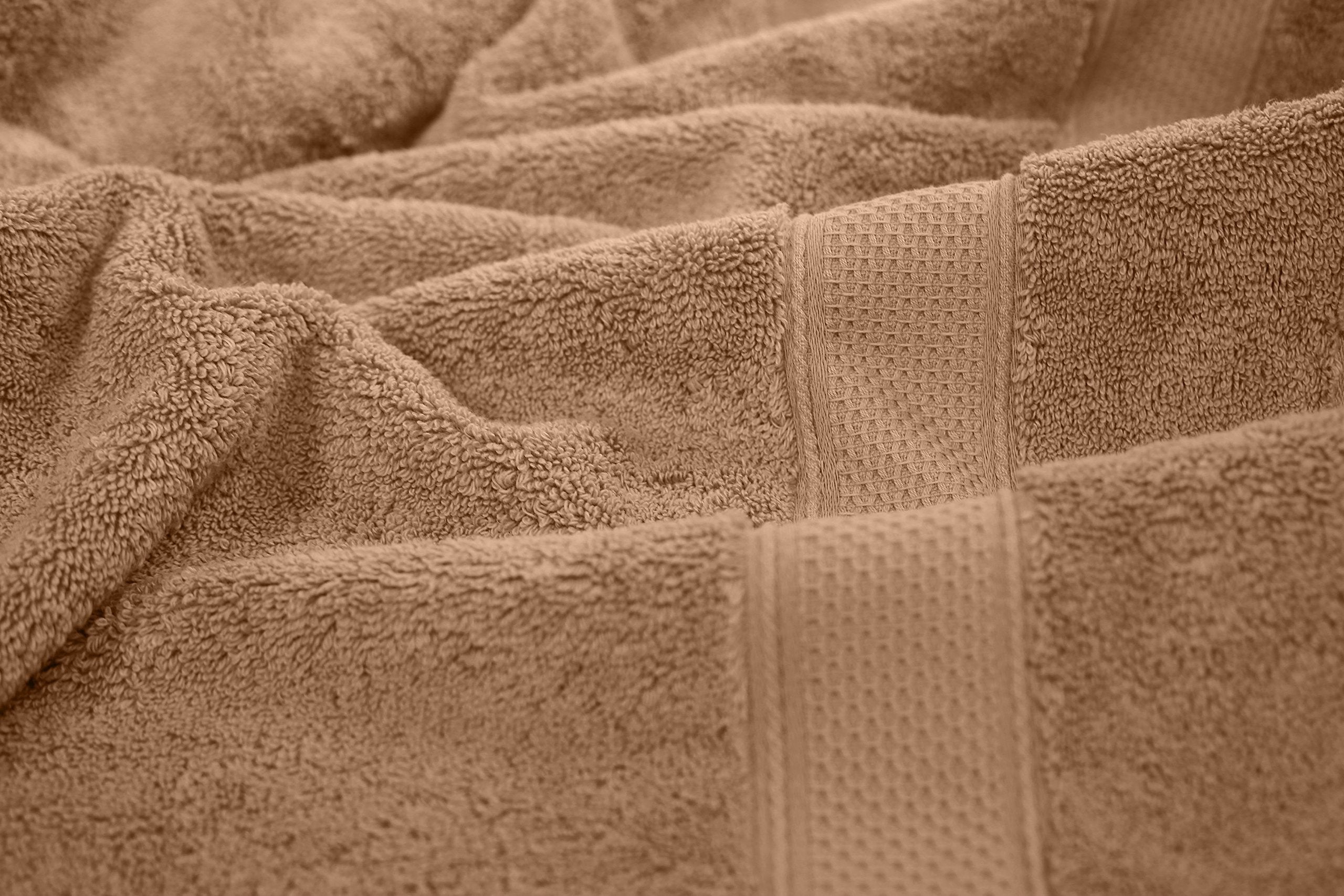 Luxury Turkish Cotton Bath Towel – Sand – view 2