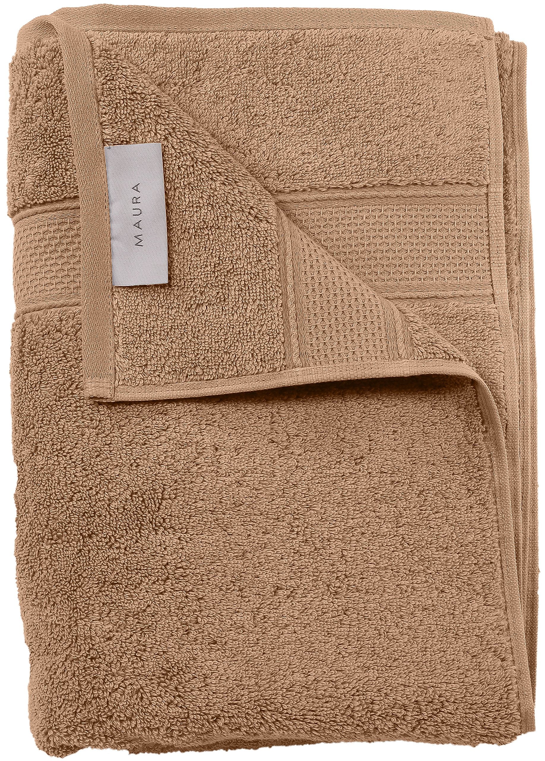 Luxury Turkish Cotton Bath Towel – Sand – view 3
