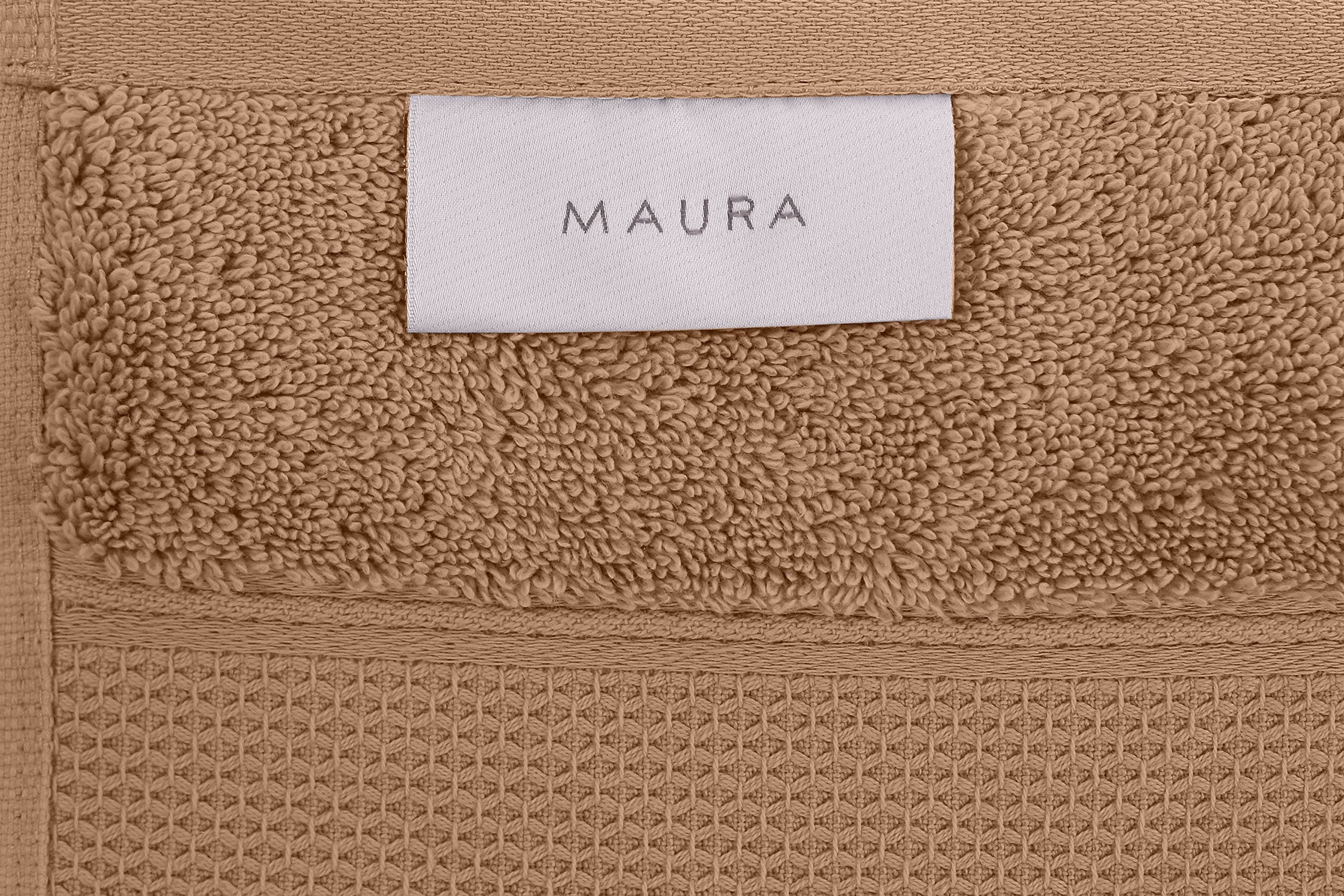 Turkish Cotton Bath Towels, 2-Pack – Sand – view 3