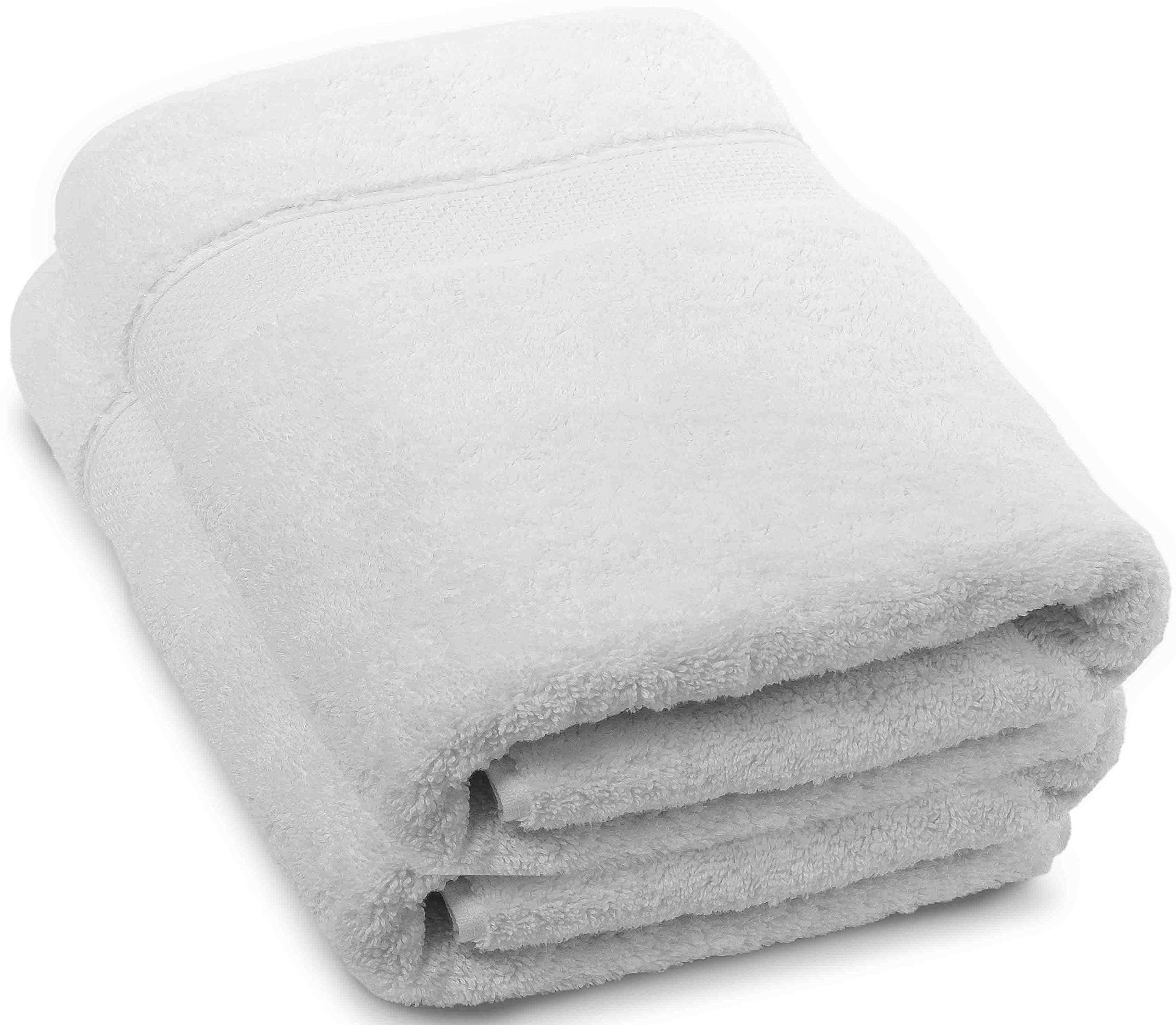 Turkish Cotton Bath Towels, 2-Pack – White – view 2