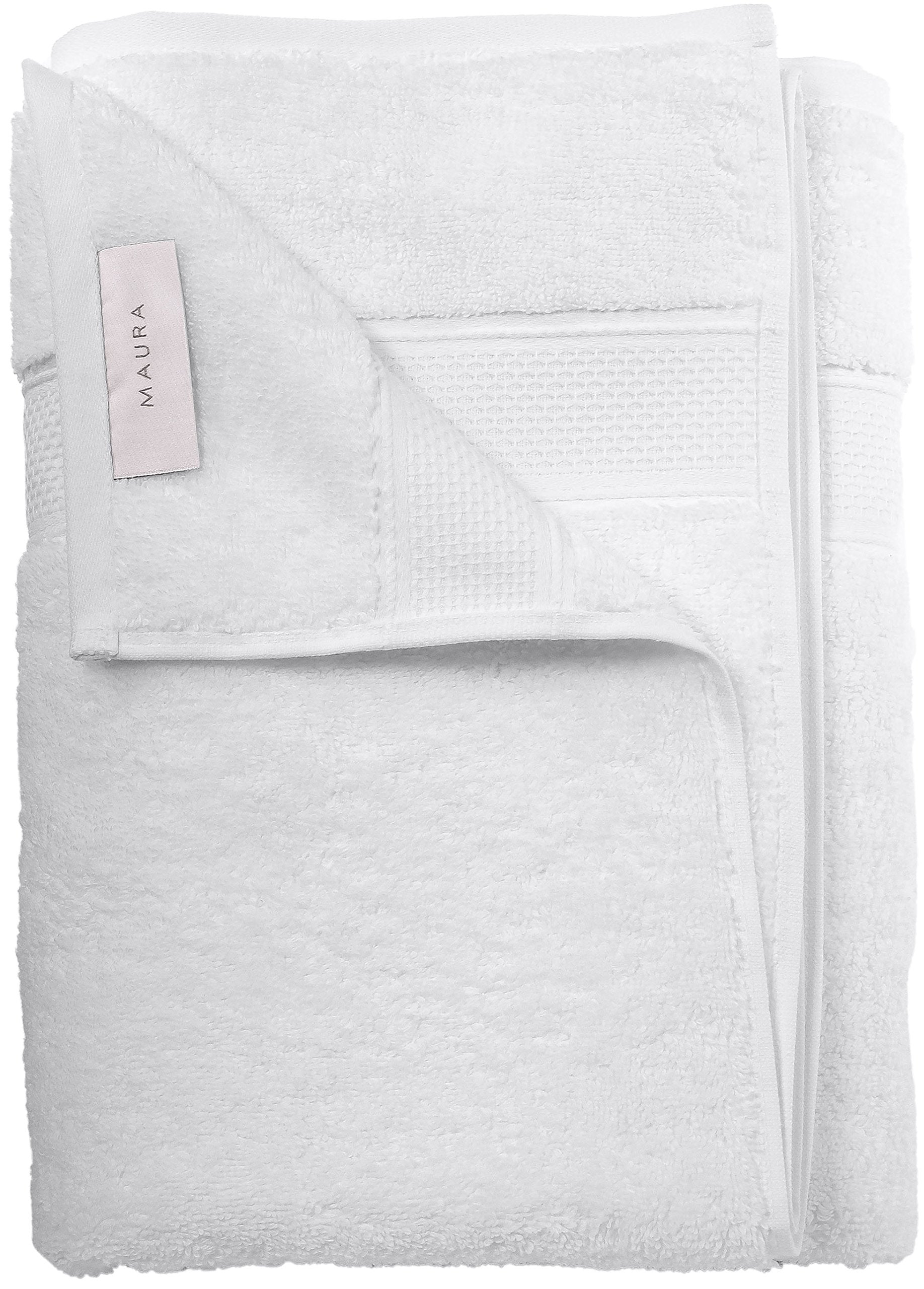 Luxury Turkish Cotton Bath Towel – White – view 2