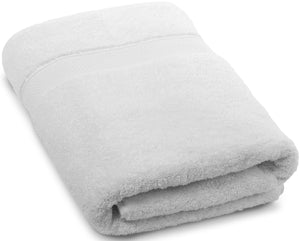 Luxury Turkish Cotton Bath Towel – White – view 6