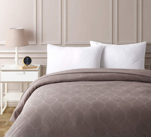 Lightweight Cotton Blanket, Twin – Taupe – view 7